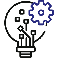 lamp with cog image